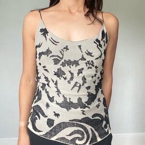 Yigal azroüel indian poth beaded tank